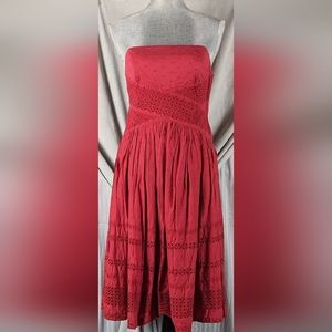 Anthropologie Viola Eyelet Dress